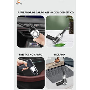 Aspirador portátil para Casa e Carro